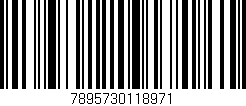 Código de barras (EAN, GTIN, SKU, ISBN): '7895730118971'