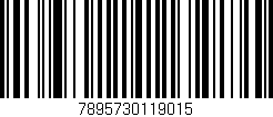Código de barras (EAN, GTIN, SKU, ISBN): '7895730119015'