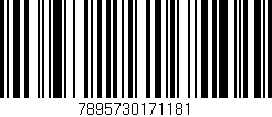 Código de barras (EAN, GTIN, SKU, ISBN): '7895730171181'