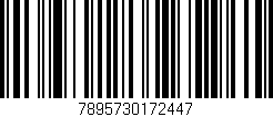 Código de barras (EAN, GTIN, SKU, ISBN): '7895730172447'