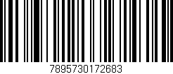 Código de barras (EAN, GTIN, SKU, ISBN): '7895730172683'
