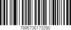 Código de barras (EAN, GTIN, SKU, ISBN): '7895730173260'