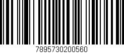 Código de barras (EAN, GTIN, SKU, ISBN): '7895730200560'