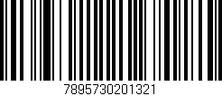 Código de barras (EAN, GTIN, SKU, ISBN): '7895730201321'