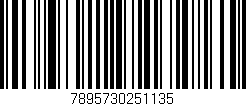 Código de barras (EAN, GTIN, SKU, ISBN): '7895730251135'