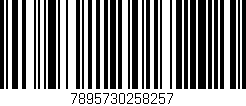 Código de barras (EAN, GTIN, SKU, ISBN): '7895730258257'