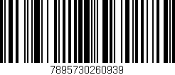Código de barras (EAN, GTIN, SKU, ISBN): '7895730260939'