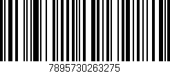 Código de barras (EAN, GTIN, SKU, ISBN): '7895730263275'