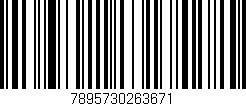 Código de barras (EAN, GTIN, SKU, ISBN): '7895730263671'