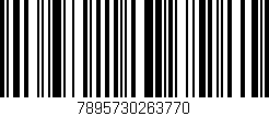 Código de barras (EAN, GTIN, SKU, ISBN): '7895730263770'