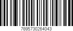 Código de barras (EAN, GTIN, SKU, ISBN): '7895730264043'