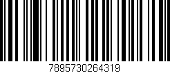 Código de barras (EAN, GTIN, SKU, ISBN): '7895730264319'