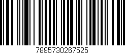 Código de barras (EAN, GTIN, SKU, ISBN): '7895730267525'