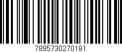 Código de barras (EAN, GTIN, SKU, ISBN): '7895730270181'