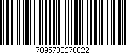 Código de barras (EAN, GTIN, SKU, ISBN): '7895730270822'