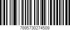 Código de barras (EAN, GTIN, SKU, ISBN): '7895730274509'