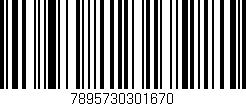 Código de barras (EAN, GTIN, SKU, ISBN): '7895730301670'