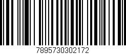 Código de barras (EAN, GTIN, SKU, ISBN): '7895730302172'