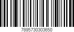 Código de barras (EAN, GTIN, SKU, ISBN): '7895730303650'