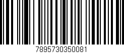 Código de barras (EAN, GTIN, SKU, ISBN): '7895730350081'