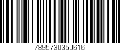 Código de barras (EAN, GTIN, SKU, ISBN): '7895730350616'