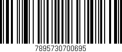 Código de barras (EAN, GTIN, SKU, ISBN): '7895730700695'