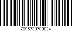 Código de barras (EAN, GTIN, SKU, ISBN): '7895730700824'