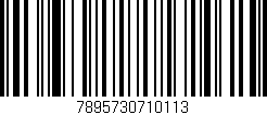 Código de barras (EAN, GTIN, SKU, ISBN): '7895730710113'