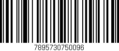 Código de barras (EAN, GTIN, SKU, ISBN): '7895730750096'