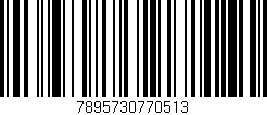Código de barras (EAN, GTIN, SKU, ISBN): '7895730770513'