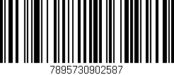 Código de barras (EAN, GTIN, SKU, ISBN): '7895730902587'