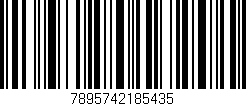 Código de barras (EAN, GTIN, SKU, ISBN): '7895742185435'