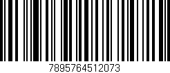 Código de barras (EAN, GTIN, SKU, ISBN): '7895764512073'