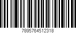 Código de barras (EAN, GTIN, SKU, ISBN): '7895764512318'