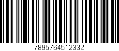 Código de barras (EAN, GTIN, SKU, ISBN): '7895764512332'