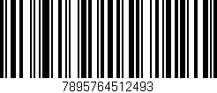 Código de barras (EAN, GTIN, SKU, ISBN): '7895764512493'