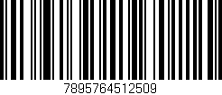 Código de barras (EAN, GTIN, SKU, ISBN): '7895764512509'