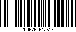 Código de barras (EAN, GTIN, SKU, ISBN): '7895764512516'