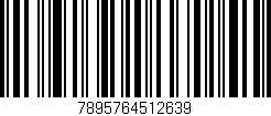 Código de barras (EAN, GTIN, SKU, ISBN): '7895764512639'