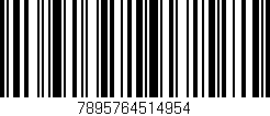 Código de barras (EAN, GTIN, SKU, ISBN): '7895764514954'
