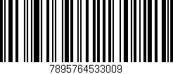 Código de barras (EAN, GTIN, SKU, ISBN): '7895764533009'