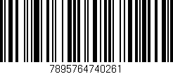 Código de barras (EAN, GTIN, SKU, ISBN): '7895764740261'