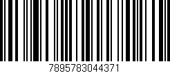 Código de barras (EAN, GTIN, SKU, ISBN): '7895783044371'