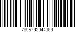 Código de barras (EAN, GTIN, SKU, ISBN): '7895783044388'