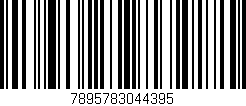 Código de barras (EAN, GTIN, SKU, ISBN): '7895783044395'