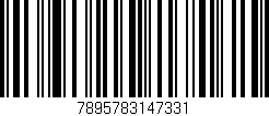 Código de barras (EAN, GTIN, SKU, ISBN): '7895783147331'