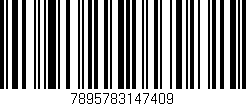 Código de barras (EAN, GTIN, SKU, ISBN): '7895783147409'