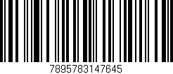 Código de barras (EAN, GTIN, SKU, ISBN): '7895783147645'