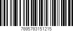 Código de barras (EAN, GTIN, SKU, ISBN): '7895783151215'