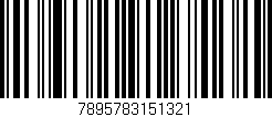 Código de barras (EAN, GTIN, SKU, ISBN): '7895783151321'